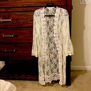 Lacey bell sleeve cardigan